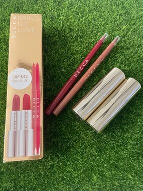 🆕 Becca Bring Me Love lipstick and lipliner set (4 items)